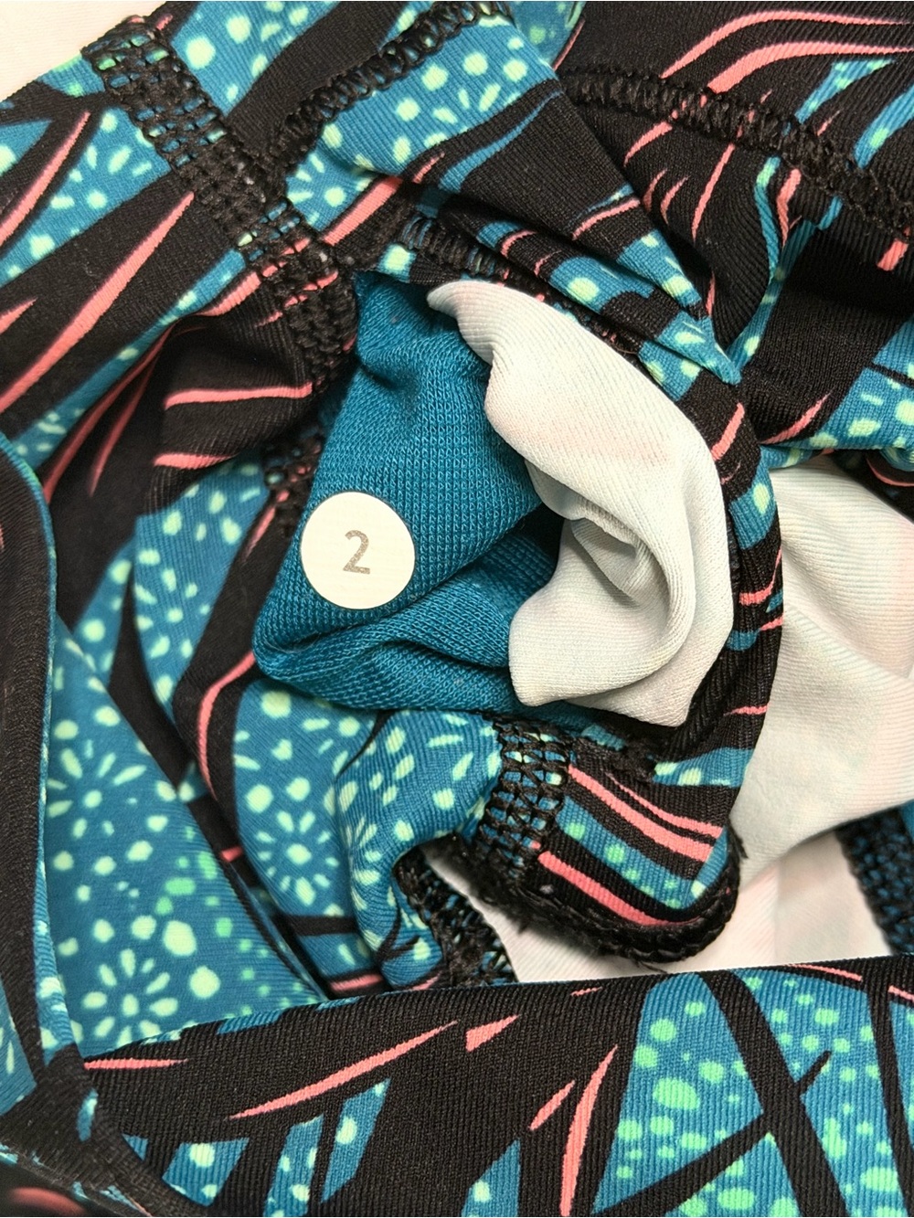 lululemon athletica Palm-Leaf High-Rise Leggings Size 2 —#070 - Picture 5 of 7